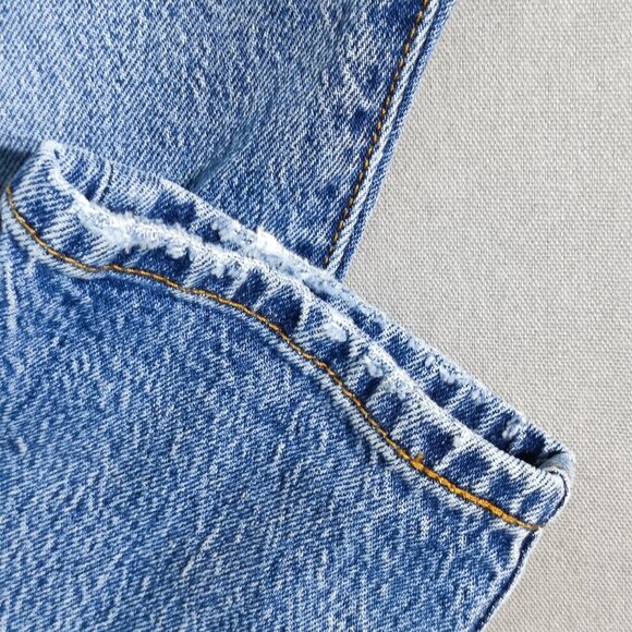 Levi's 501 S Skinny Classic jeans women's size W26/L28 medium washed denim blue - Picture 11 of 15